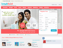 Tablet Screenshot of bengalishaadi.com
